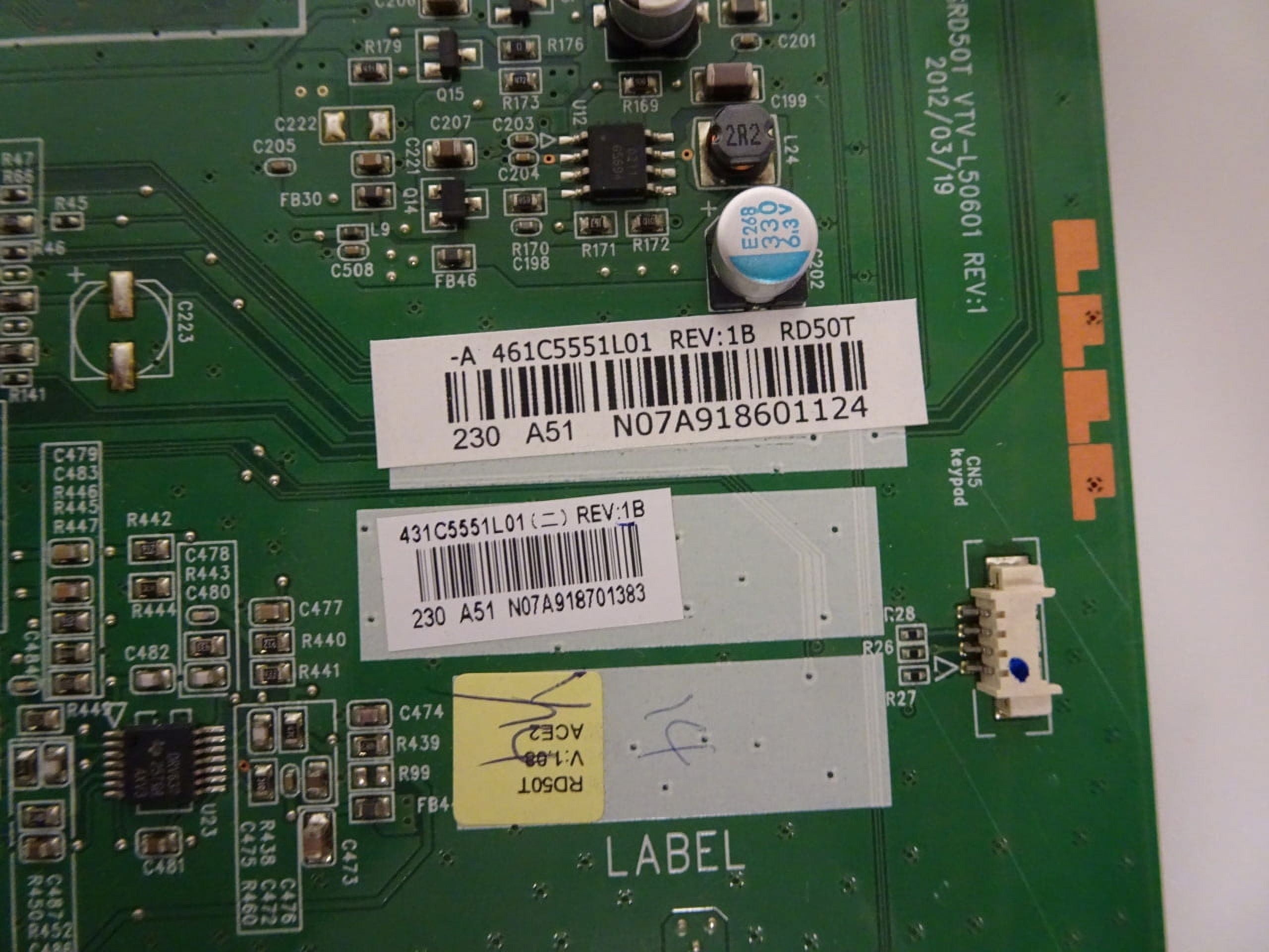 Toshiba 50L2200U Main Board (461C5551L01, 431C5551L01) 75030180