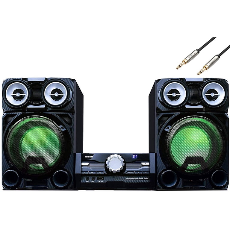 Toshiba 800W Bluetooth Home Audio Stereo System with CD Player and