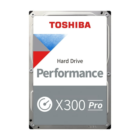 Toshiba X300 PRO 8TB High Workload Performance for Creative Professionals 3.5-Inch Internal Hard Drive – Up to 300 TB/Year Workload Rate CMR SATA 6 GB/s 7200 RPM 512 MB Cache - HDWR780XZSTB