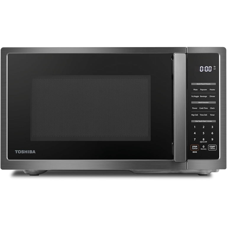 TOSHIBA 電子レンジ 900W Toshiba 0.9 cu ft Countertop Microwave Oven, 900W, 6 Auto Menus
