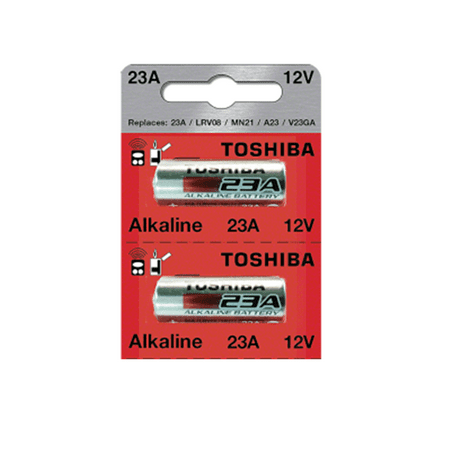 Toshiba A23 Battery 12Volt 23AE 21/23 GP23 23A 23GA MN21 (2 Batteries)