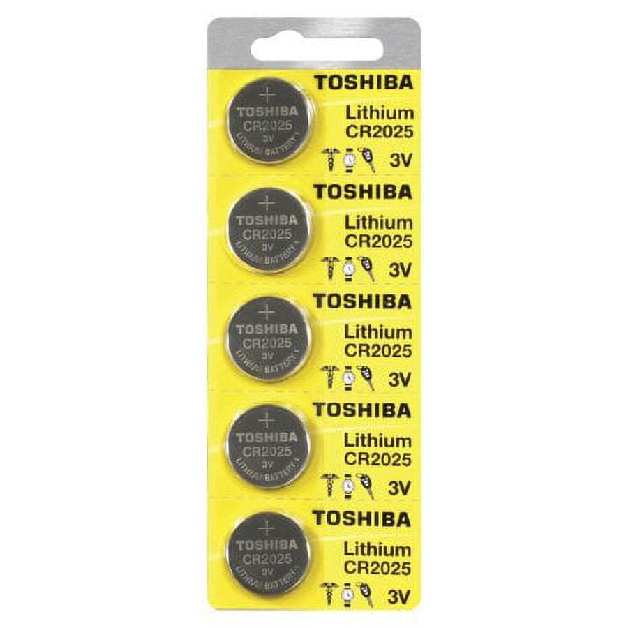 Toshiba CR205 Lithium 3 Volt Battery Five Strip