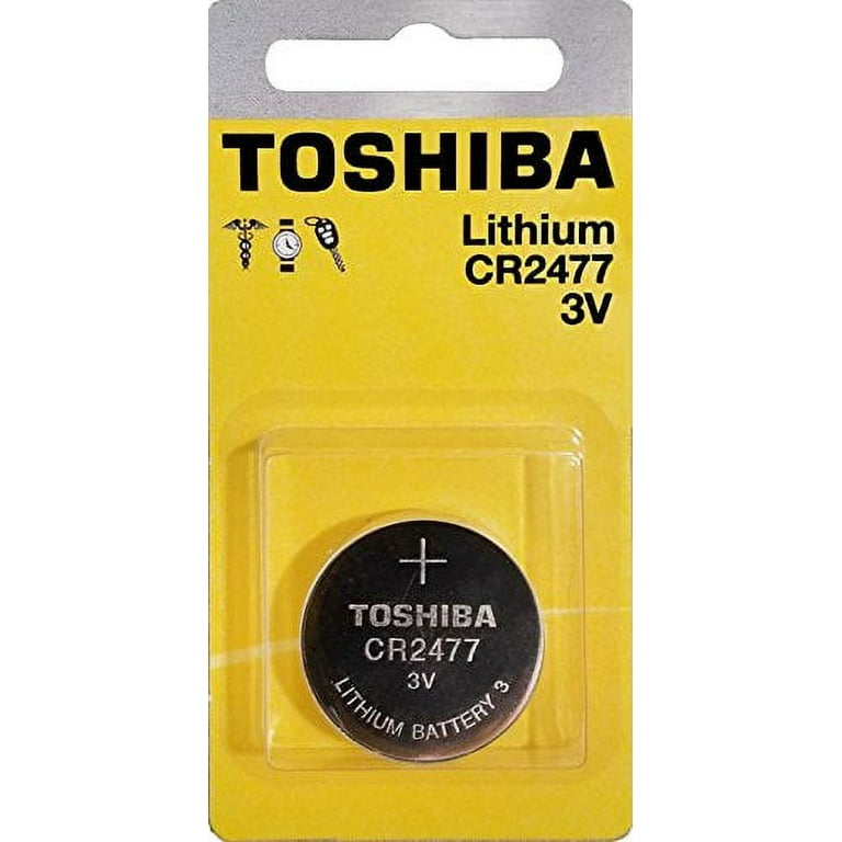 Toshiba CR2477 3 Volt Lithium Coin Cell (1 Battery)