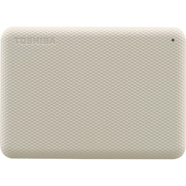 Toshiba Canvio Advance 4 TB Portable Hard Drive - External - White