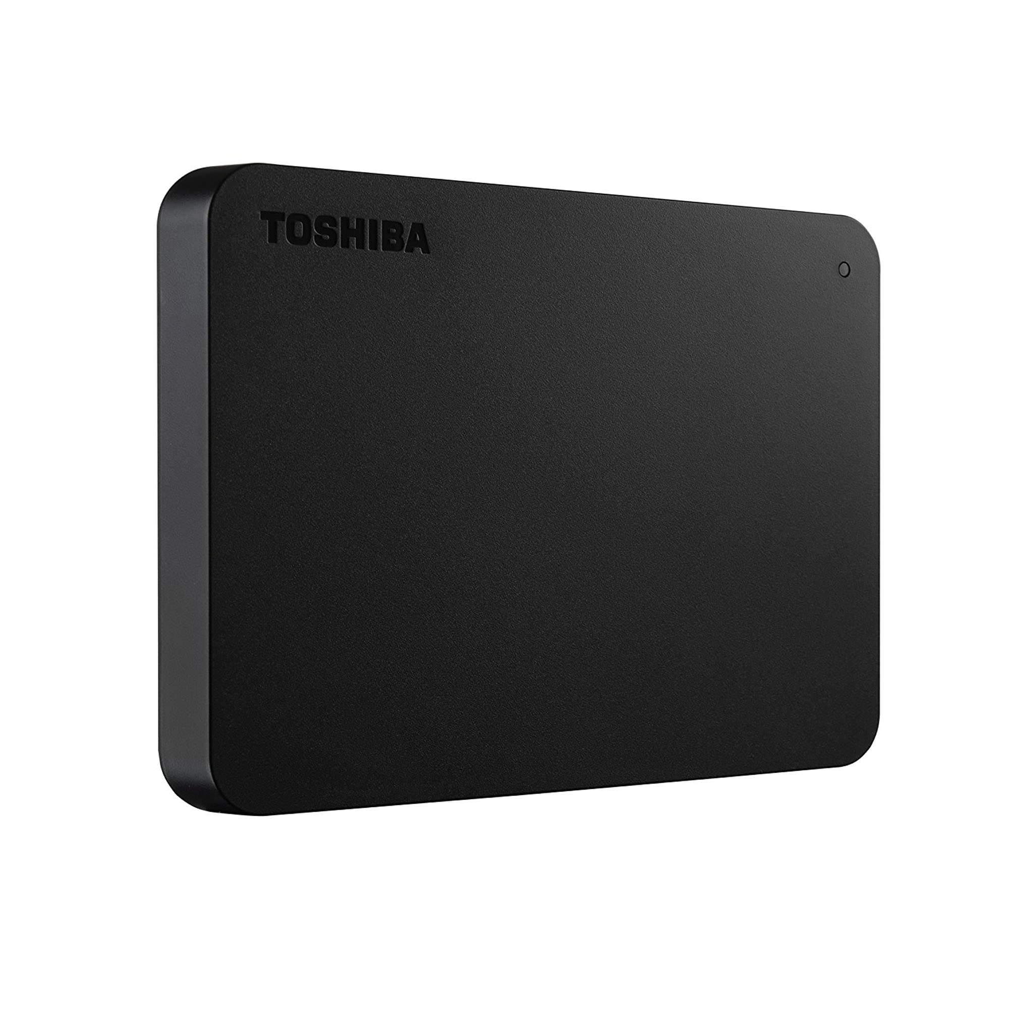 Toshiba Canvio Basics 1TB Portable External Hard Drive 2.5 Inch USB 3.0 -  Black - HDTB310EK3AA : Electronics 