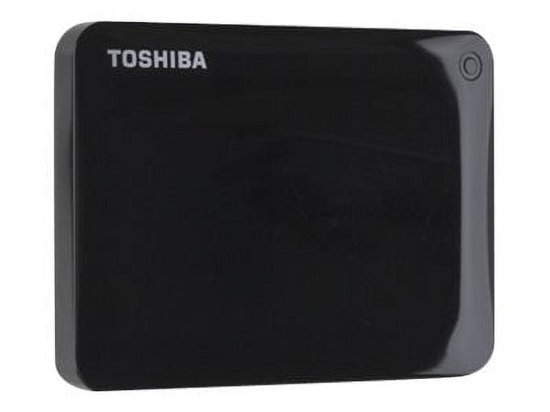 Toshiba Canvio Connect II - Hard drive - 3 TB - external (portable) - USB 3.0 - 5400 rpm - buffer: 8 MB - 256-bit AES - black - for Dynabook Toshiba Port��g�� R30, Z20, Z30; Toshiba Tecra W50, Z40, Z50; Chromebook 2; KIRA 10