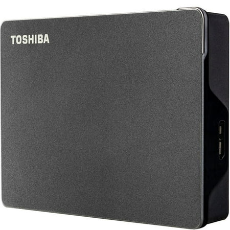 Toshiba - Canvio Gaming 4TB External USB 3.0 Portable Hard Drive - Black