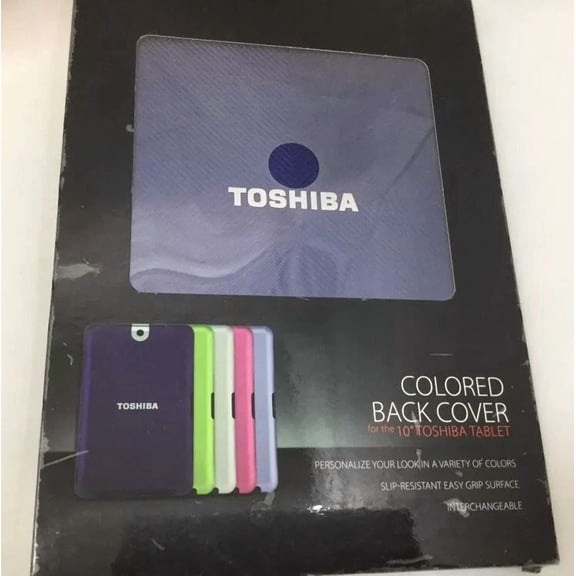 Toshiba Colored Back Cover For 10" Toshiba Tablet New Blue Moon