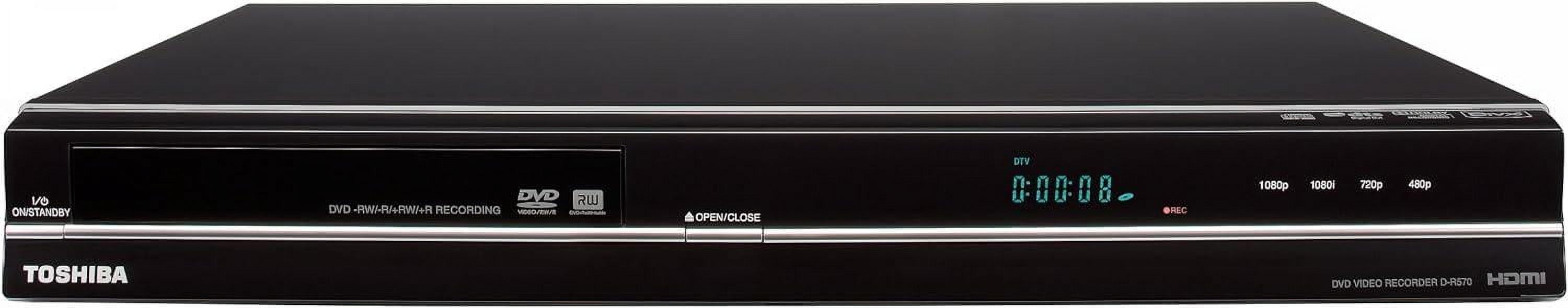Toshiba DR570 DVD Player/Recorder Black New