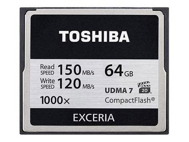 Toshiba EXCERIA - Flash memory card - 64 GB - 1000x - CompactFlash - image 1 of 2
