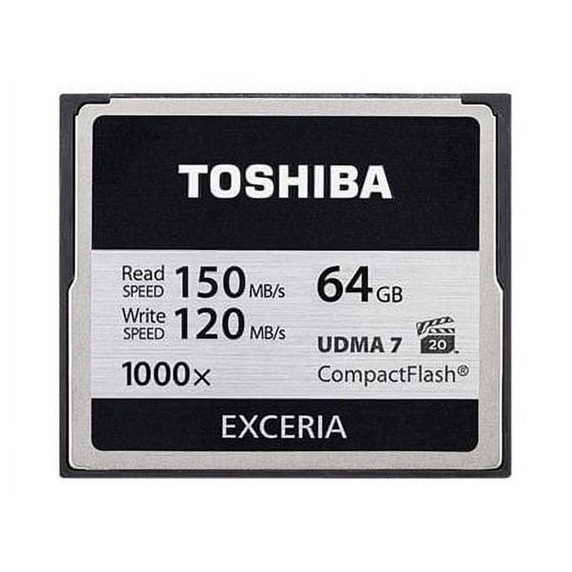 Toshiba EXCERIA - Flash memory card - 64 GB - 1000x - CompactFlash