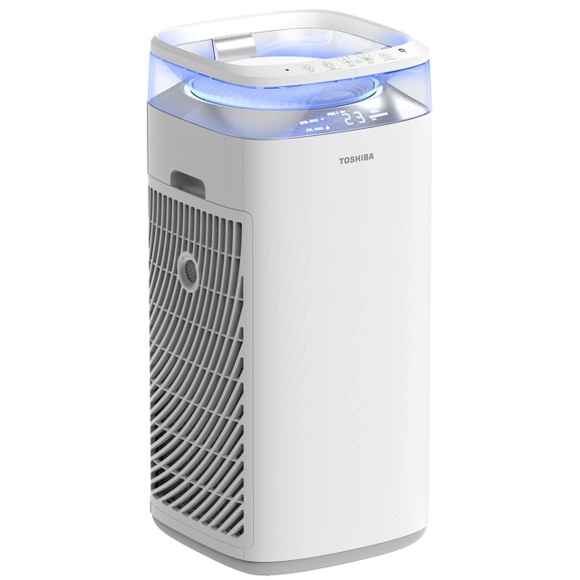 Toshiba H13 HEPA Air Purifier with WiFi up to 483 Sq. Ft., with 3