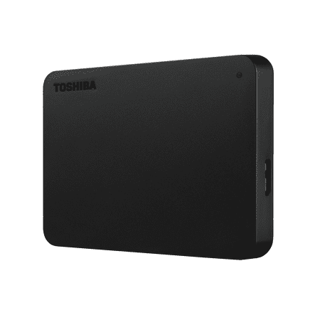Toshiba - Canvio Basics 1TB External USB 3.0 Portable Hard Drive - Black
