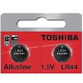 Toshiba LR44 - A76 Alkaline Button Battery 1.5V - 2 Pack + FREE SHIPPING!