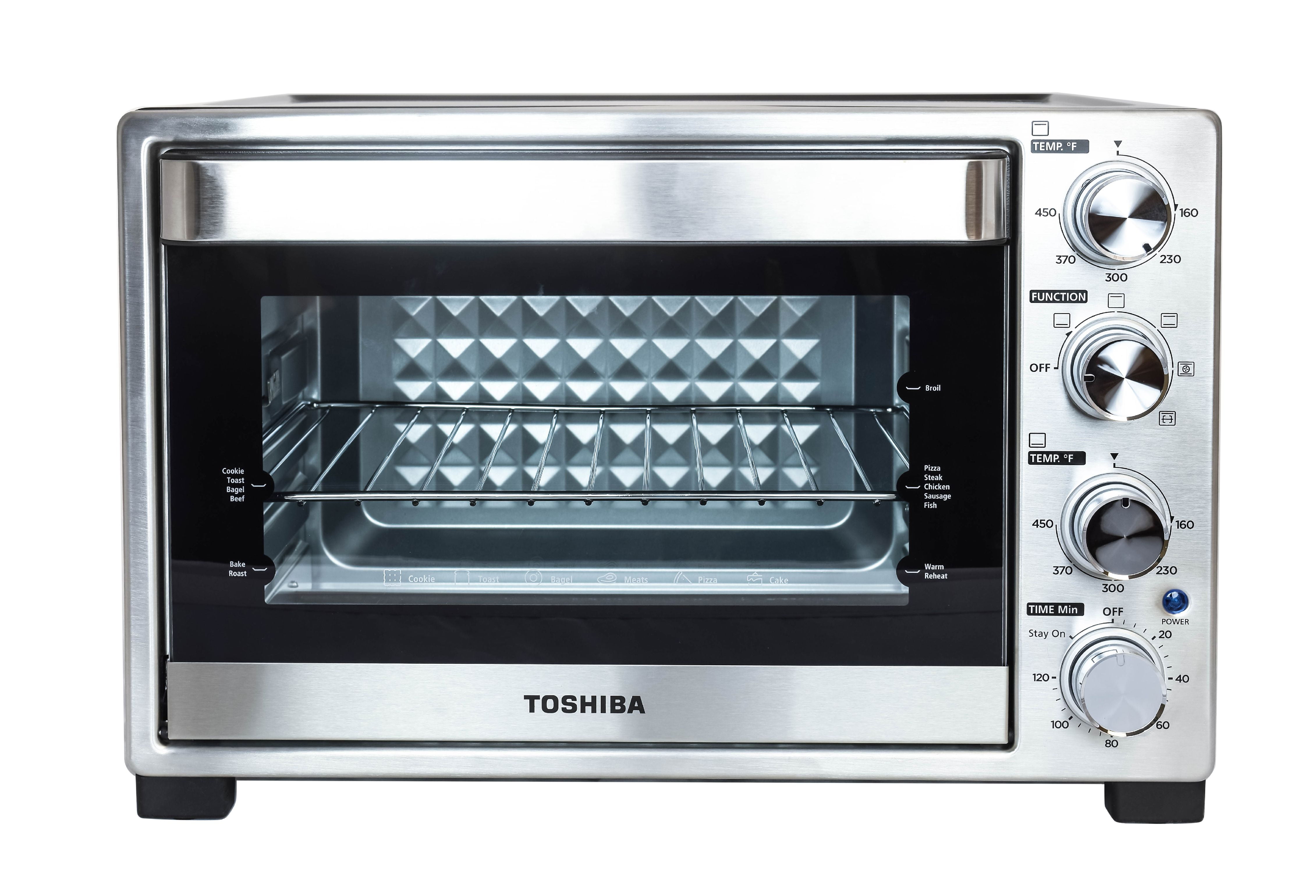 Toshiba MC32ACG-CHSS Convection Toaster Oven, Stainless Steel 