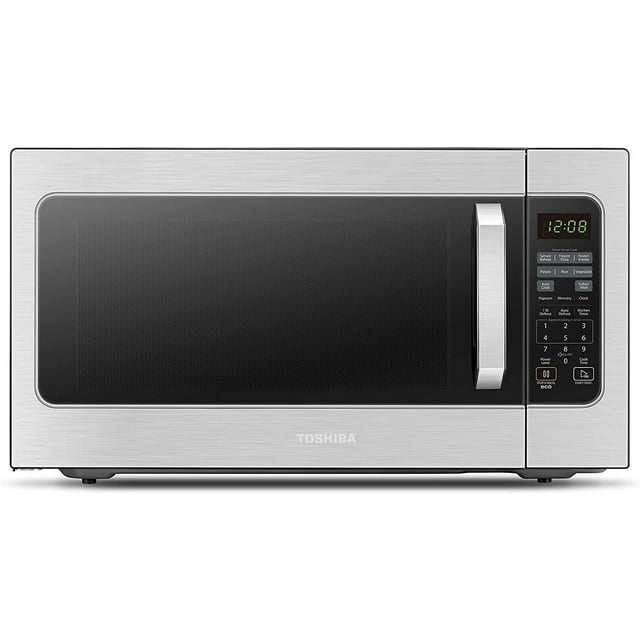 Toshiba MLEM62P(SS) Large Countertop Microwave with Smart Sensor, 6