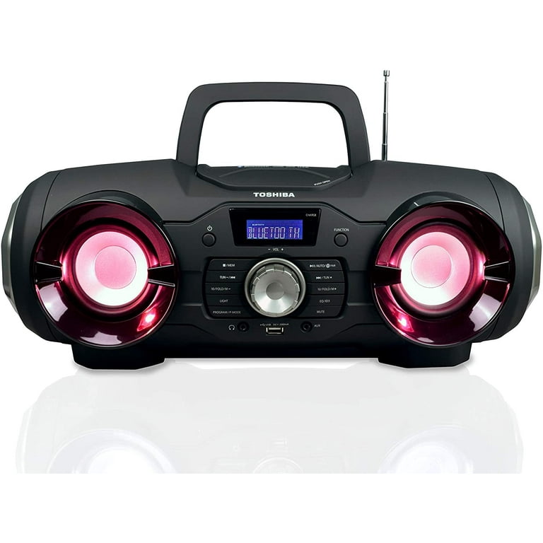 Toshiba Portable AM/FM Radio, CD Player with Mega Bass Reflex