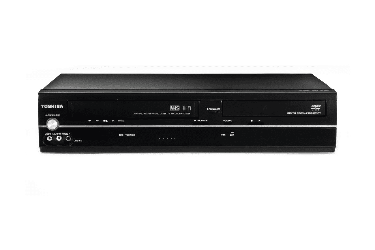 Toshiba SDV296 DVD/VCR Combo Player Black w/ Original Remote
