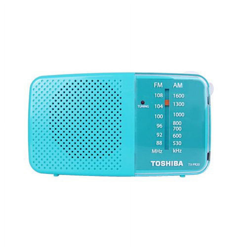Toshiba TX-PR20 Green AM/FM Pocket Portable Battery Operated Radio ...