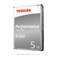 thumbnail image 1 of Toshiba X300 5TB Performance & Gaming Internal Hard Drive 7200 RPM SATA 6Gb/s 128 MB Cache 3.5 inch - HDWE150XZSTA, 1 of 3