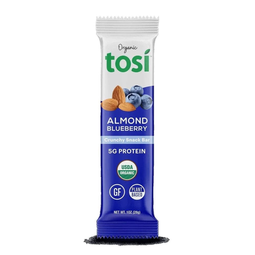 Tosi Crunchy Snack Bar, Almond Blueberry, Organic - 1 oz