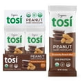 Tosi Dark Chocolate Peanut TMA3 Protein Bars, Plant Based with Nuts