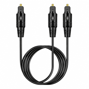 Toslink Digital Optical Audio Splitter Cable, 1 Male to 2 Male S/PDIF Fiber Optic Audio Cable for TV, Soundbar, Blu-ray Player, PS3, PS4, Amplifier