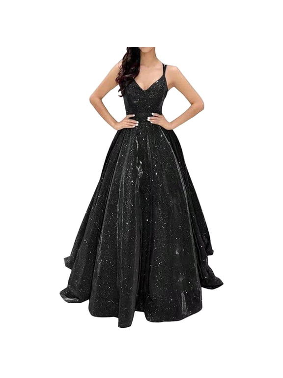 2025 Women's Fashion Sling Slim Dress Ladies Sleeveless Evening Dress Prom Dress