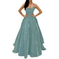 thumbnail image 1 of Tosmy 2025 Women's Fashion Sling Slim Dress Ladies Sleeveless Evening Dress Prom Dress, 1 of 9