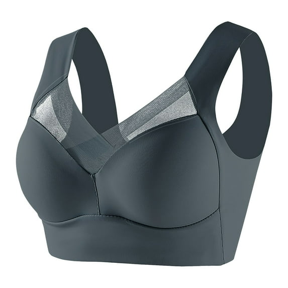 Tosmy Bras For Women Women's Large Strapless Lace Tank Top Underwear Thin Side Fold Side Gather Adjustable Bra Lingerie For Women 2023
