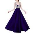 thumbnail image 1 of Tosmy Dresses For Women 2025 New Sexy Off Shoulder Dress V Neck Evening Dress Women Party Long Dresses, 1 of 4