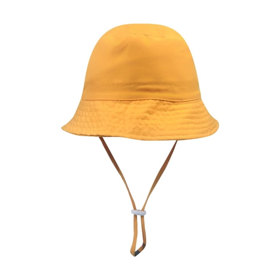 Tosmy Girls Sun Hat For Kids Baby Girls Boy Toddler Solid Color Outdoor Adjustable Bucket Sun Beach Hat Funny For S