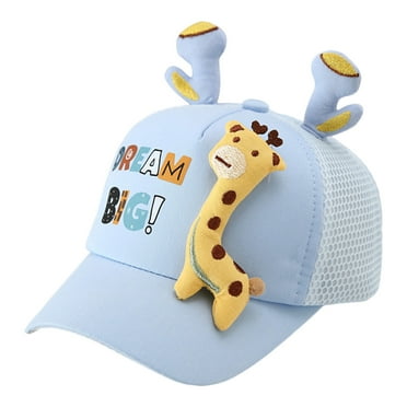 Tosmy Kids Baby Girls Boys Peaked Cartoon Dinosaur Baseball Hat Sunscreen Sunshade Hat Fashion One Size