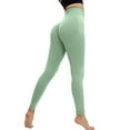 thumbnail image 1 of Tosmy Leggings For Women Ladies Outdoor New Seamless Peach Yoga Pants Sports Tights Yoga Clothes Fitness Pants Classic, 1 of 5