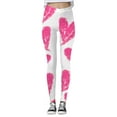 thumbnail image 1 of Tosmy Leggings For Women Women's Valentine's Day Casual Print Love Yoga Pants Leggings Yoga Pants For Women, 1 of 4