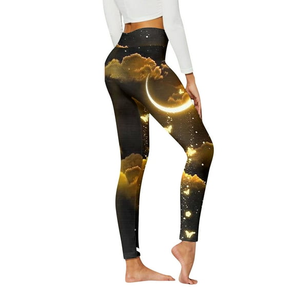 Tosmy Leggings For Women Womens Yoga Leggings Valentine's Day Print Casual Comfortable Home Leggings Soft