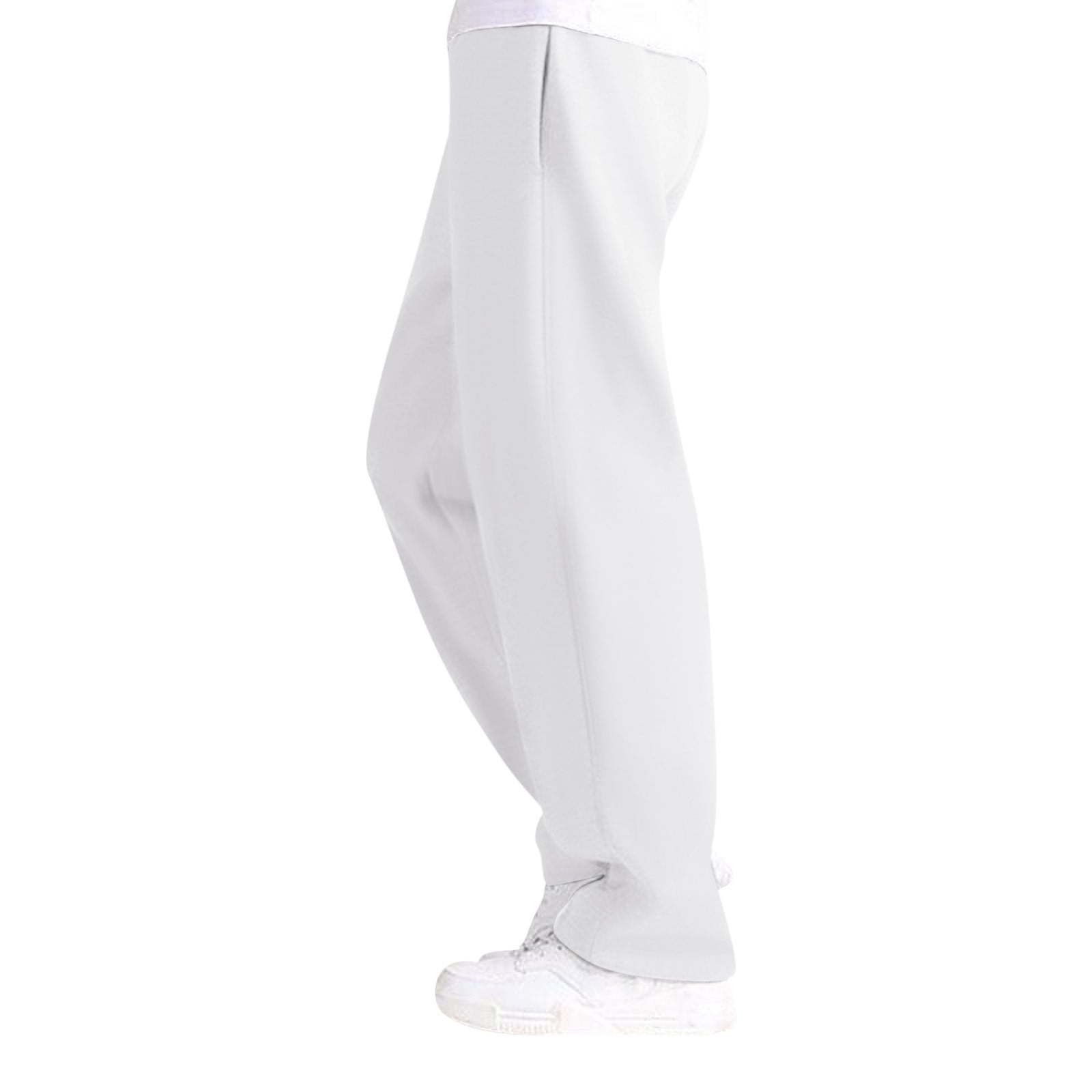 Tosmy Pants For Men Mens Casual Straight Pants Trend Youth Warm Loose ...