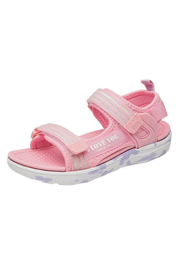 Sandals For Girls Children Beach Sandals Light Girl Sandals Big Children Soft Bottom Girls Beach Shoes For 9-9.5 Years