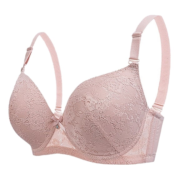 Tosmy Women Bras Plus Size Lace Bra For Women Foam Underwire Supportive Lift D Cup Thin Style For Enhanced Shape Comfort Breathable