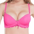 thumbnail image 1 of Tosmy Women Bras Sexy Lace Shaping Cup Adjustable Shoulder Strap Large Size Underwire Bra Comfortable, 1 of 9