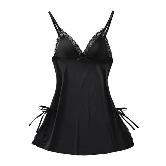 Tosmy Women Lingerie Ladies New Sexy Nightgown Backless Dress Nightwear