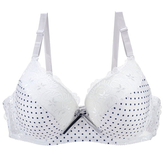 Tosmy Women's Bras Ladies Sexy Lace Shaping Cup Adjustable Shoulder Strap Large Size Underwire Bra Comfortable Everyday Bra