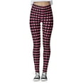 thumbnail image 1 of Tosmy Women's Leggings Women Valentine's Day Print Pants Leggings Running Pilates Long Leggings Pants, 1 of 6
