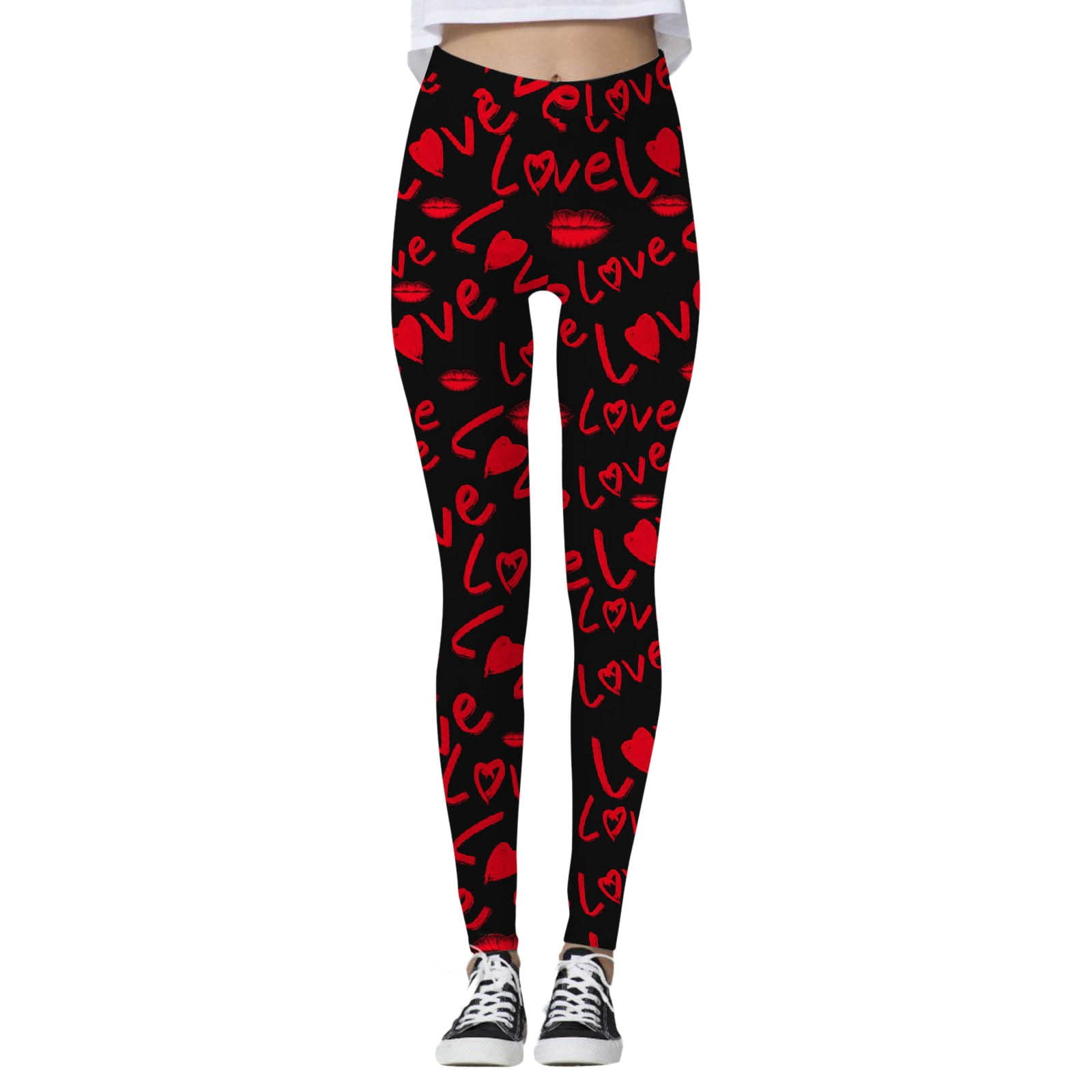 New York Love Pattern Print Women Leggings