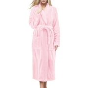 Tosmy Women's Sleepwear Robes For Women Long Cotton Cloth Robes For Women Plus Size Bathrobe Women's Robes Pajamas For Women