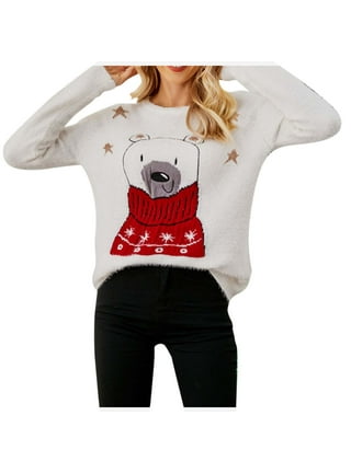 Women's sweaters with 2025 animals on them