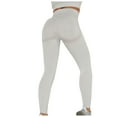 thumbnail image 1 of Tosmy Women's Yoga Pants Leggings Solid Strethcy Yoga Fitness Women's High Waist Yoga Pants Workout Vacation Outfits Fashion, 1 of 5
