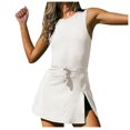 thumbnail image 1 of Tosmy Womens Dresses Ladies Romper Tennis Dress Built In Shorts Open Backless Jumpsuits Athletic Dresses For Women 2024, 1 of 8