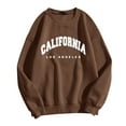 thumbnail image 1 of Tosmy Womens Sweatshirt Ladies Casual Long Sleeve Graphic Tee Shirts Crew Neck Sweatshirts Pullover Tops For Women Loose Fall Clothes, 1 of 6