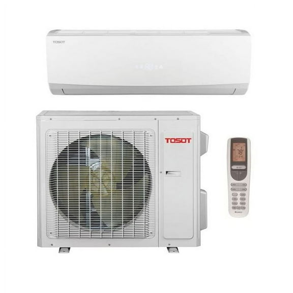 Tosot 12,000 Btu 22 Seer Single Zone Ductless Mini Split Heat Pump System 208/230V - TW12HQ2C2D